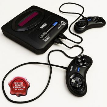 2 Sega Video Game Mega Drive Console with 368 Games